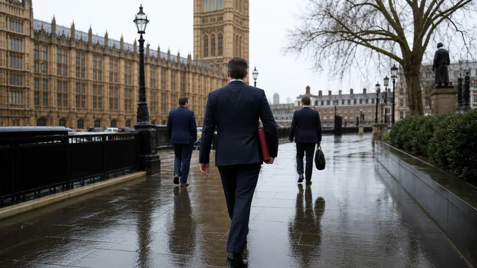 Andy Burnham at the despatch box in the House of Commons during Prime Minister's Questions, facing Conservative benches