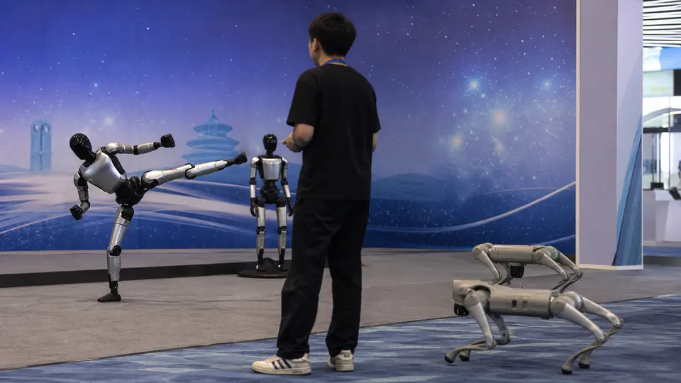 China exibe 3.000 robôs em Pequim