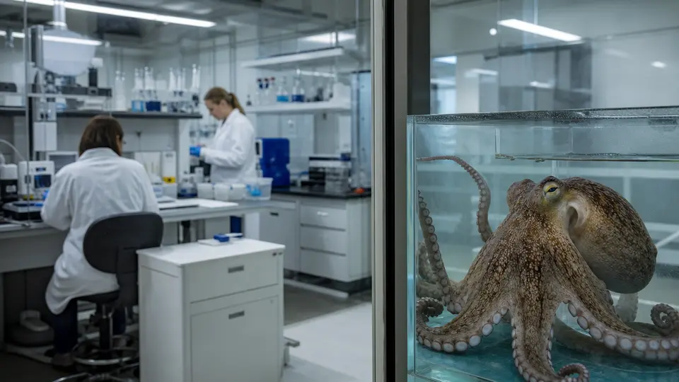 Une mutation inédite chez les pieuvres