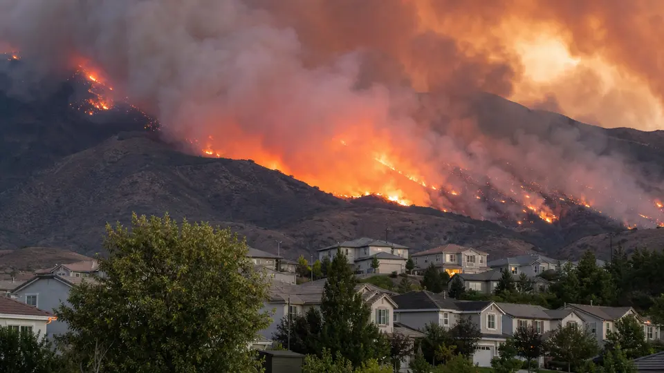 Nevada Wildfire Evacuates 40,000