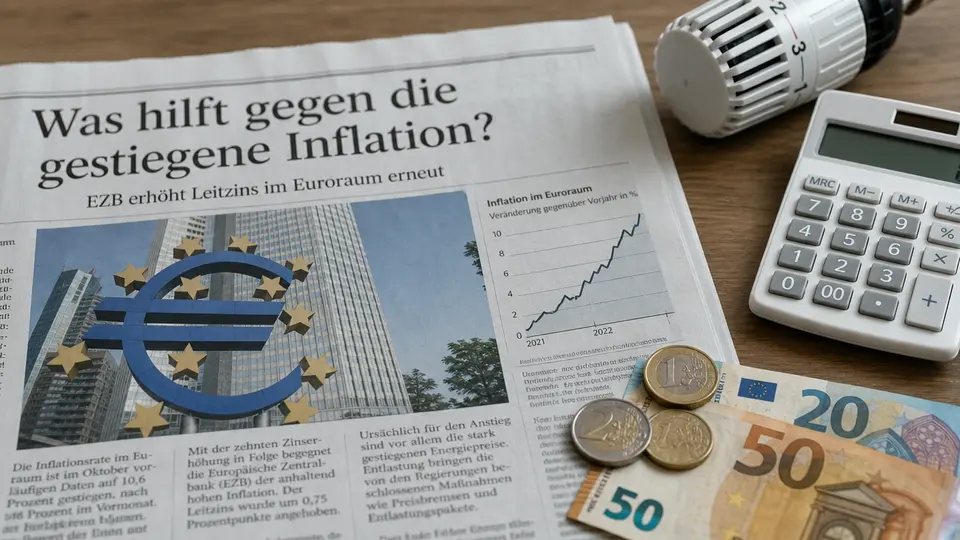 Tableau de bord affichant des graphiques de hausse des prix de l'énergie et des rendements obligataires en zone euro